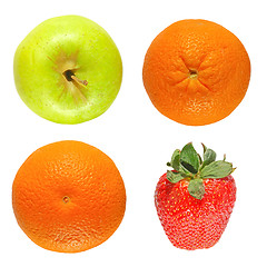 Image showing Fruits isolated