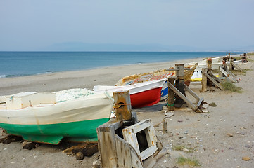 Image showing Fishing boats