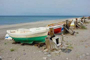 Image showing Traditional fishing boats