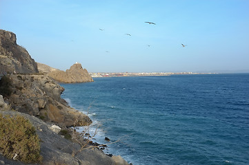 Image showing Coast around Almeria