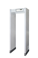 Image showing Metal detector door isolated