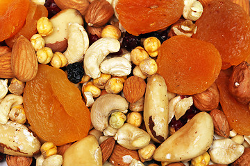 Image showing Dried Nuts and Fruits