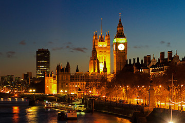 Image showing Big Ben night