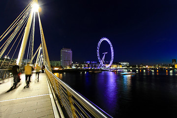 Image showing Bridge London night