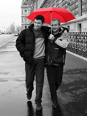 Image showing Red Umbrella