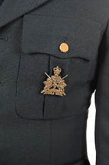 Image showing Uniform jacket closeup.