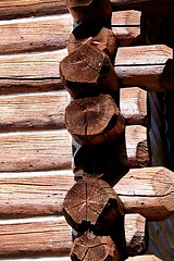 Image showing Log Cabin Detail