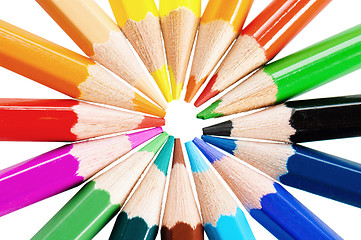 Image showing colored pencils 