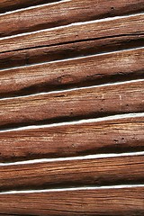 Image showing Log Cabin Wall