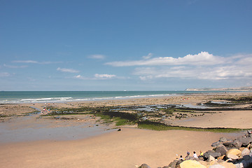 Image showing landscape of the Opal Coast in France