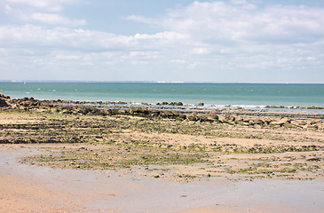 Image showing landscape of the Opal Coast in France