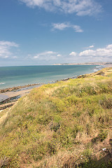 Image showing landscape of the Opal Coast in France