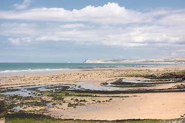 Image showing landscape of the Opal Coast in France