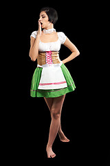 Image showing Pretty girl in german style