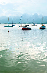 Image showing Boats on Lake 