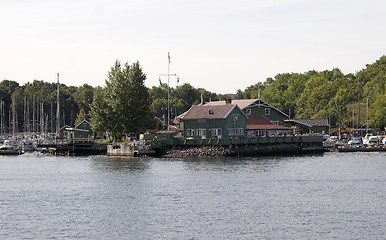 Image showing Summer restaurant