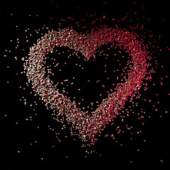 Image showing metallic heart