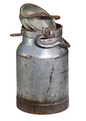 Image showing rusty nostalgic milk can