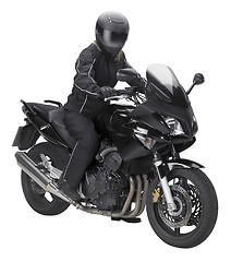 Image showing bike and biker