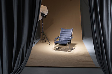 Image showing chair in a photostudio