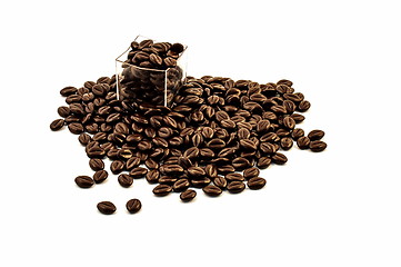 Image showing Chocolate coffee beans