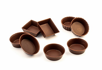 Image showing Chocolate edible molds