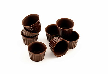Image showing Chocolate edible cup