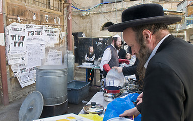 Image showing Passover preparation