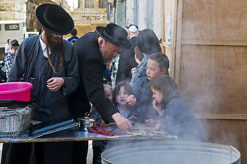 Image showing Passover preparation