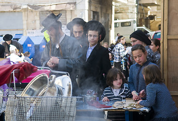 Image showing Passover preparation