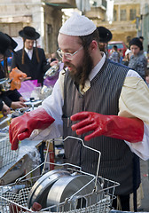 Image showing Passover preparation