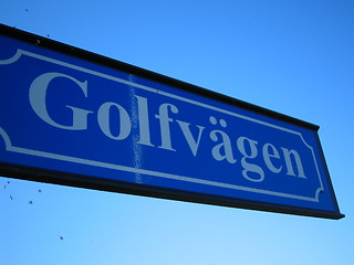 Image showing Golfvägen