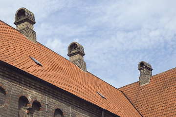 Image showing Roof of an old monastery