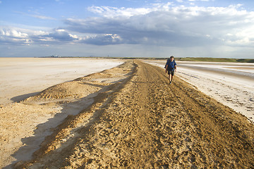 Image showing Lonely traveller