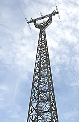 Image showing Power transmission pole