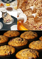 Image showing preparation of muffins