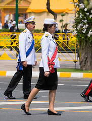 Image showing Royal Funeral in Bangkok, April 2012