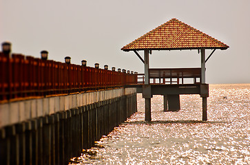 Image showing Bridge at the Dawn