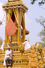 Image showing Royal Funeral in Bangkok, April 2012