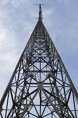 Image showing Power transmission pole