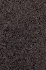 Image showing Dark brown leather background