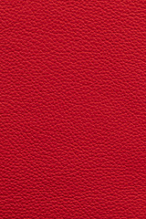 Image showing Red leather background