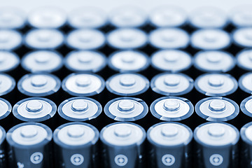 Image showing Batteries in array