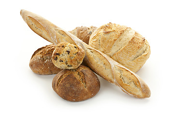 Image showing Various breads