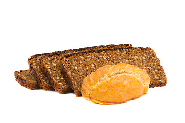 Image showing Baked homemade Karaite dish healthy slice of bread 