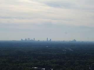 Image showing Atlanta from Stone Mountain, Georgia