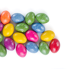 Image showing easter eggs isolated