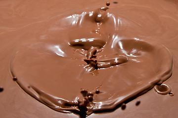 Image showing chocolate splash