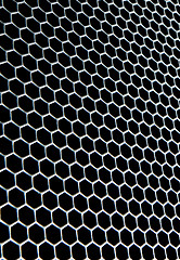 Image showing abstract metallic grid