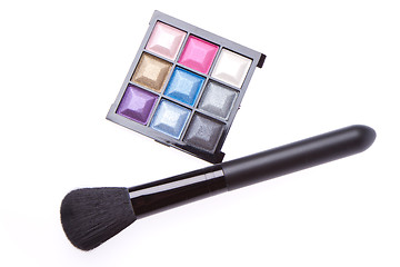 Image showing compact eyeshadows